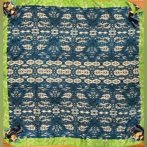 Johnny Was Silk Tassel Scarf